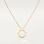 Gold-Plated Minimal Circle Pendant Necklace