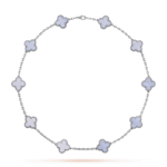 Clover Leaf Necklace · 925 Silver · 18K Gold Plated - Image 13