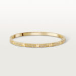 Pavé Screw Bangle · 18K Gold Plated · Cubic Zirconia