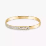 Gold-Plated CZ Slim Bangle Bracelet (4.5mm)