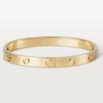 Gold-Plated CZ Minimal Bangle Bracelet (0.24")