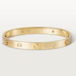 Gold-Plated CZ Minimal Bangle Bracelet (0.24") - Image 15