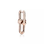 Link Hoop Earrings · 18K Gold Plated · Minimalist Chain Design - Image 10