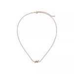 Small Knot Pendant Necklace · 18K Gold Plated · Zirconia · Adjustable Chain - Image 7