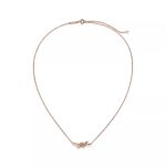 Minimalist Knot Pendant Necklace · 18K Gold Plated · Adjustable Chain - Image 7