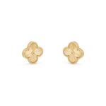 Clover Leaf Earrings · 925 Silver · 18K Gold Platedachite - Image 10