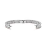 Gold-Plated CZ Beaded Bangle Bracelet - Image 10