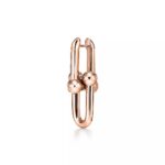 Link Hoop Earrings · 18K Gold Plated · Minimalist Chain Design - Image 11