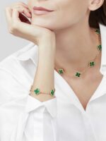 Clover Leaf Necklace · 925 Silver · 18K Gold Plated - Image 10