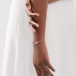 T Open Cuff Bracelet · 18K Gold Plated · Minimalist Design - Image 12