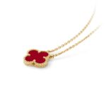 Clover Leaf Necklace,925 Silver, 18k Gold Plated - Image 12