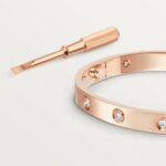 Gold-Plated CZ Minimal Bangle Bracelet (0.24") - Image 36