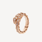 Gold-Plated CZ Snake Ring - Image 4