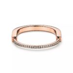 Lock Bangle with Zirconia · 18K Gold Plated · PVD 5x Layered - Image 13