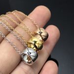 Gold-Plated Quilted Pendant Necklace - Image 13