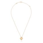Clover Leaf Necklace,925 Silver, 18k Gold Plated - Image 14