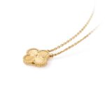 Clover Leaf Necklace,925 Silver, 18k Gold Plated - Image 16