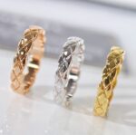 Gold-Plated Quilted Ring | 925 Silver - Image 16