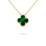 Clover Leaf Necklace,925 Silver, 18k Gold Plated - Image 17