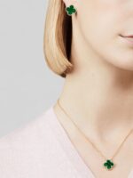 Clover Leaf Necklace,925 Silver, 18k Gold Plated - Image 18