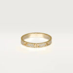 Gold-Plated CZ Slim Band Ring