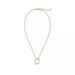 Small Lock Pendant Necklace · 18K Gold Plated · Adjustable Chain - Image 2