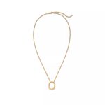 Small Lock Pendant Necklace · 18K Gold Plated · Adjustable Chain - Image 2