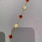Clover Leaf Bracelet · 925 Silver · 18K Gold Plated - Image 21