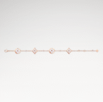 Rose Gold-Plated White Mother of Pearl Bracelet - Image 2