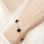 Clover Leaf Bracelet · 925 Silver · 18K Gold Plated - Image 26