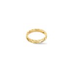 Gold-Plated Quilted Ring | 925 Silver - Image 2