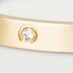 Gold-Plated CZ Minimal Bangle Bracelet (0.24") - Image 16