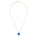Clover Leaf Necklace,925 Silver, 18k Gold Plated - Image 25