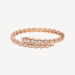 Gold CZ Snake Bracelet - Image 4