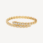 Gold CZ Snake Bracelet - Image 2