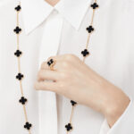 Gold-Plated Floral Motif Ring – 925 Silver - Image 3