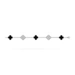 Clover Leaf Bracelet · 925 Silver · 18K Gold Plated - Image 7