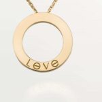 Gold-Plated Minimal Circle Pendant Necklace - Image 3