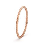 Gold-Plated Beaded Bangle Bracelet - Image 3