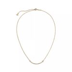 Smile Pendant Necklace · 18K Gold Plated · Small Minimalist Design - Image 3