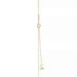 Mini Smile Pendant Necklace · 18K Gold Plated · Zirconia Accent - Image 3