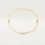 Gold-Plated CZ Minimal Bangle Bracelet (0.24") - Image 3