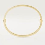 Gold-Plated CZ Minimal Bangle Bracelet (0.24") - Image 17