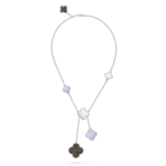 Gold-Plated Clover Y Necklace | 925 Sterling Silver - Image 16