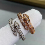 Gold-Plated CZ Snake Ring - Image 7