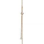 Minimalist Knot Pendant Necklace · 18K Gold Plated · Adjustable Chain - Image 4