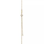 Minimalist Knot Pendant Necklace · 18K Gold Plated · Adjustable Chain - Image 4