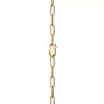 Medium Lock Pendant Necklace · 18K Gold Plated · Zirconia · 18-Inch Chain - Image 4