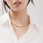 Small Link Necklace · 18K Gold Plated · 18-Inch Chain - Image 4