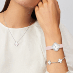 Clover Leaf Necklace,925 Silver, 18k Gold Plated - Image 39